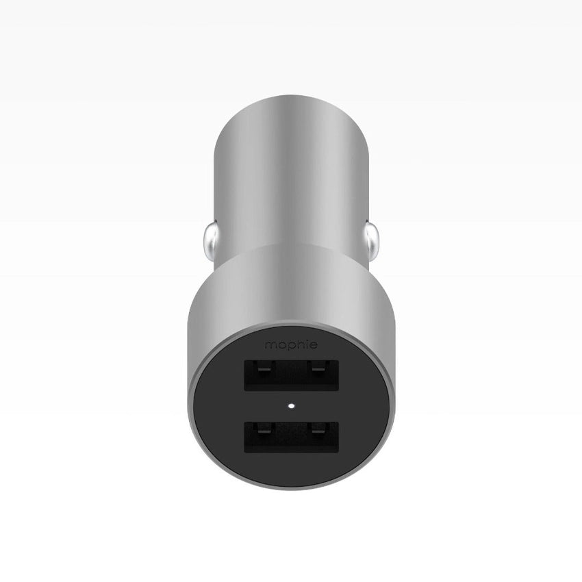 Chargeur de voiture dual USB-A MOPHIE 24W Gris