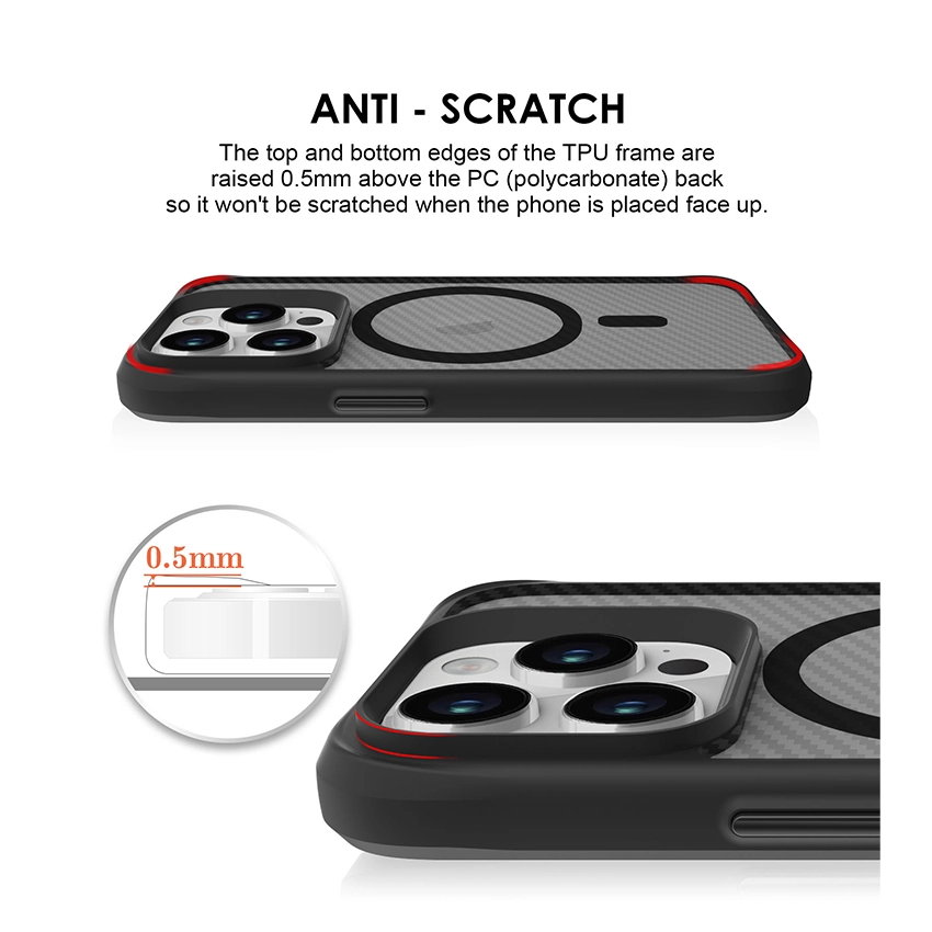 Coque Magsafe en fibre de carbone