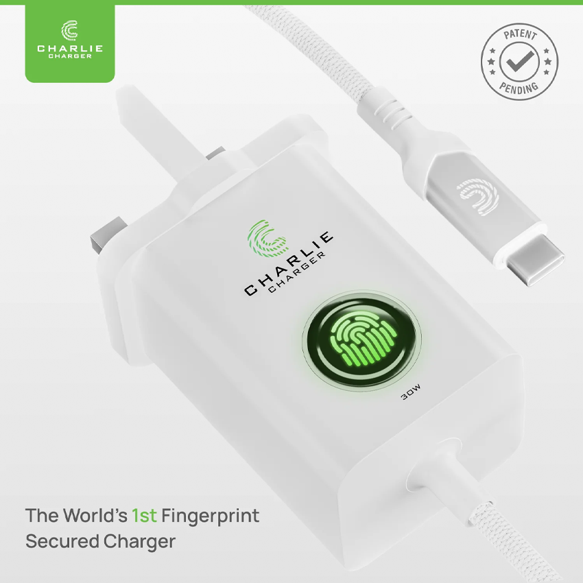 Charlie Charger 30W USB-C 1 Metre White