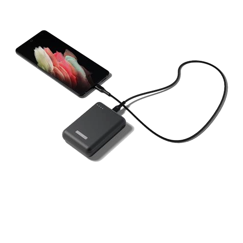 Cygnett Fast Charging travel bundle 10000mAh Power Bank USB-C vers câble USB-C Noir