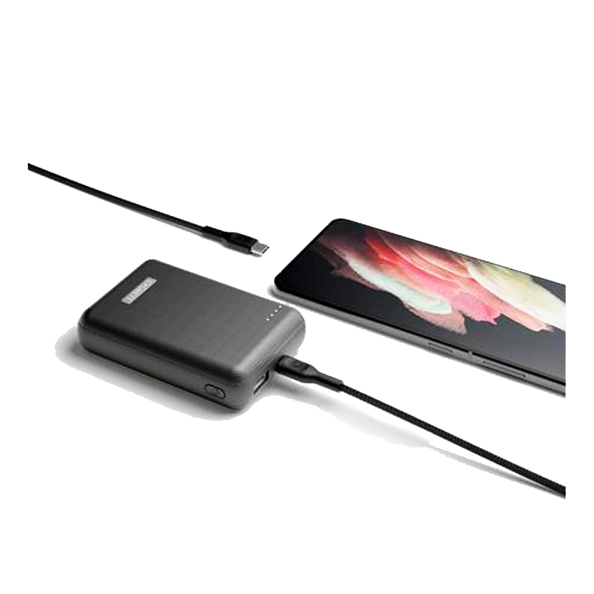 Cygnett Fast Charging travel bundle 10000mAh Power Bank USB-C vers câble USB-C Noir