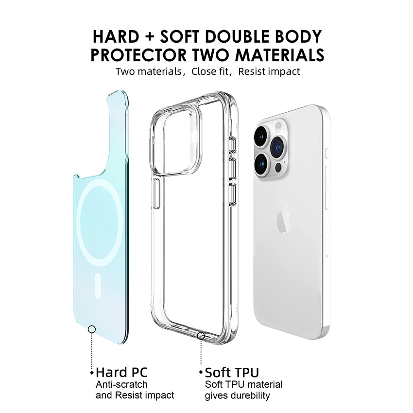 Pure Rainbow Magsafe Case iPhone 15 Plus