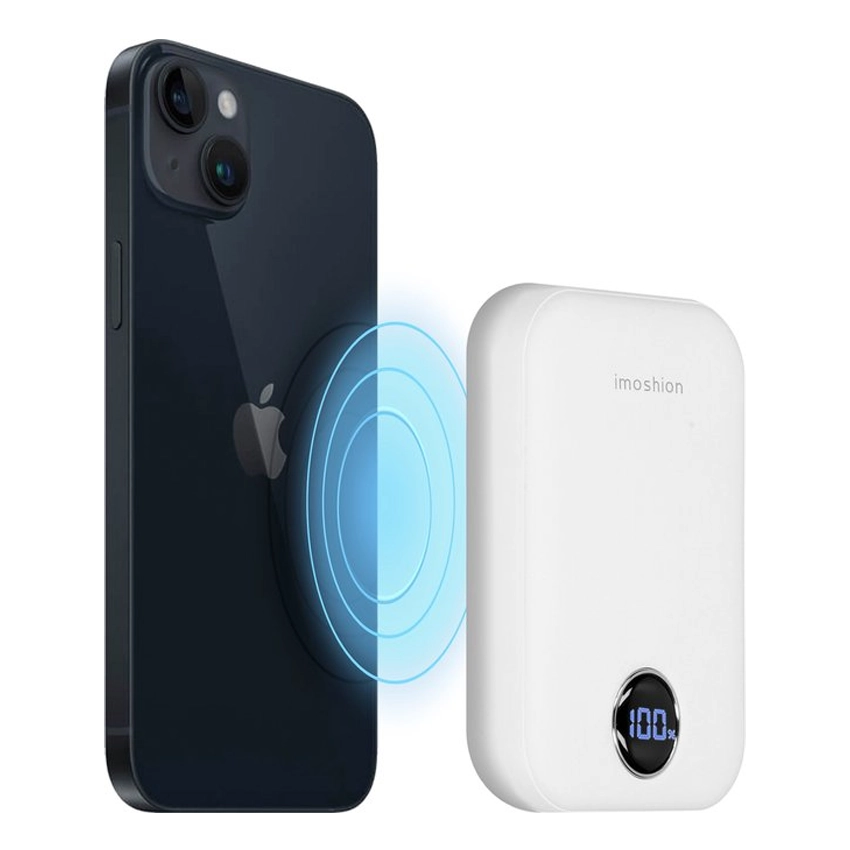 iMoshion Batterie Externe Magnétique avec Affichage LED 10 000 mAh