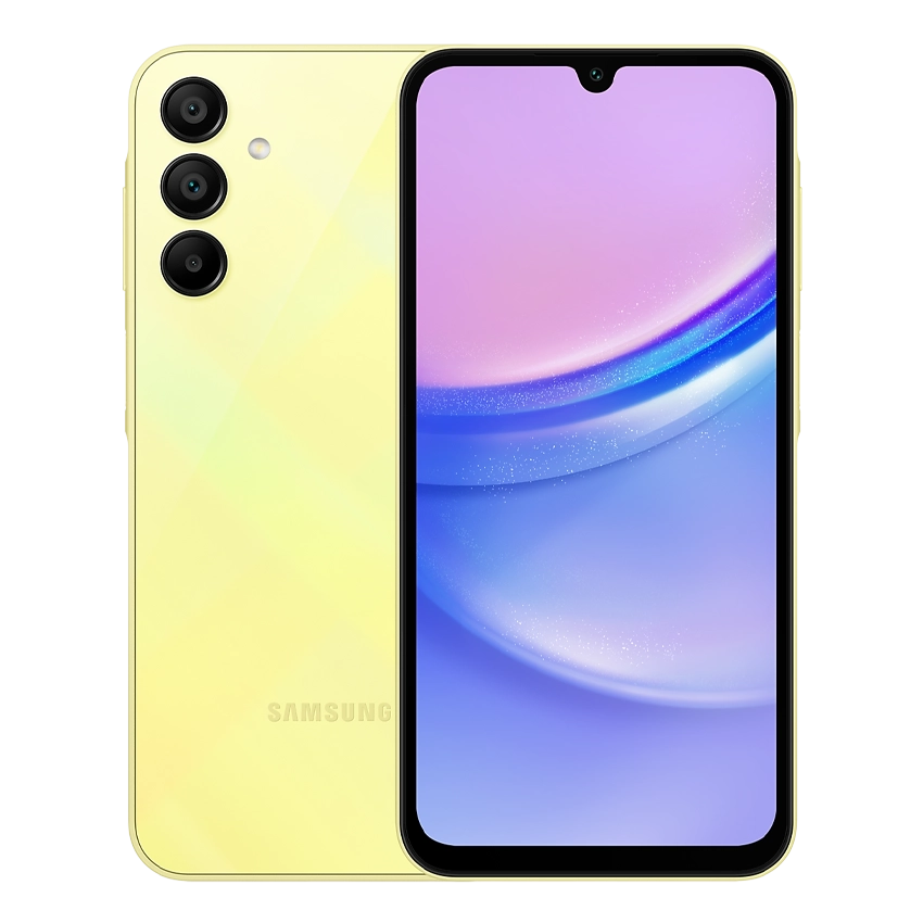 Samsung Galaxy A15 yellow