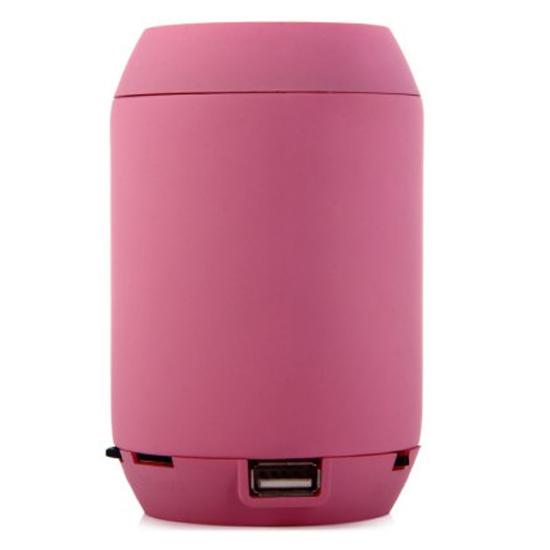 AIBIMY Bluetooth Speaker pink back view