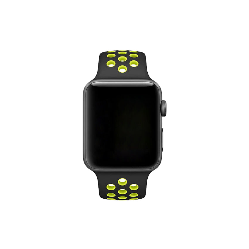 Apple Watch Nike Sport Band Black/Lime - 3
