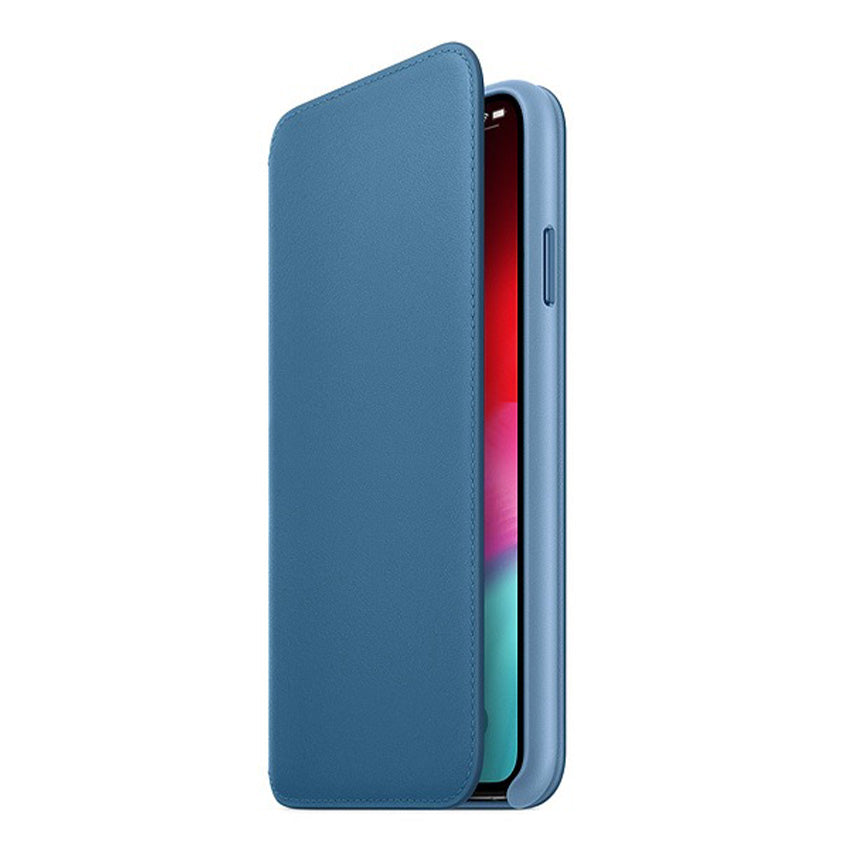 Apple iPhone XS Max Leather Folio Case Cape Cod Blue-1- Fonez-Keywords : MacBook - Fonez.ie - laptop- Tablet - Sim free - Unlock - Phones - iphone - android - macbook pro - apple macbook- fonez -samsung - samsung book-sale - best price - deal