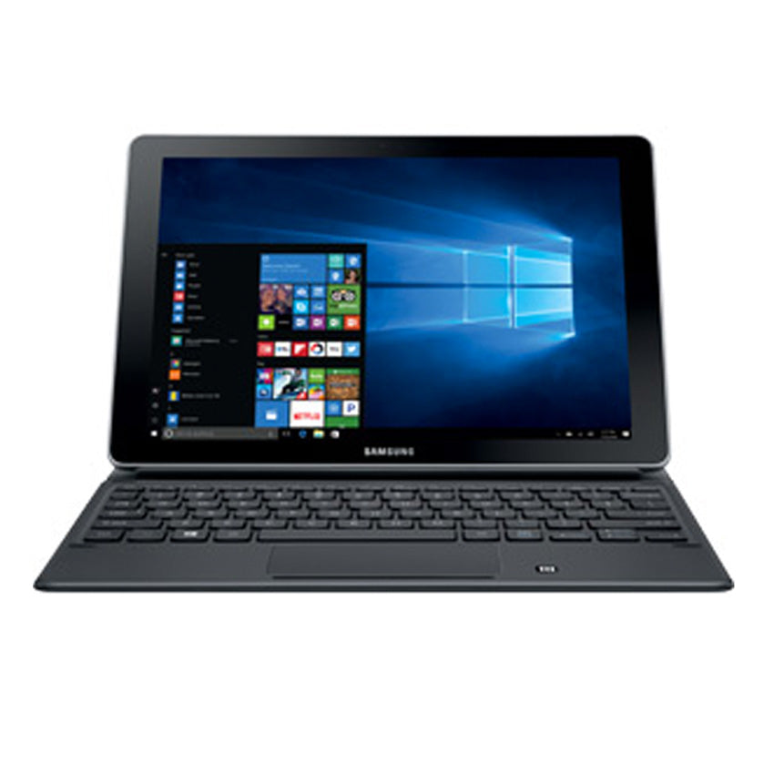 Samsung Galaxy Book 10.6" front silver with keybord- Fonez-Keywords : MacBook - Fonez.ie - laptop- Tablet - Sim free - Unlock - Phones - iphone - android - macbook pro - apple macbook- fonez -samsung - samsung book-sale - best price - deal