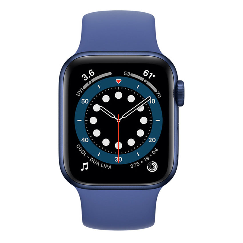 Apple Watch Series 6 GPS 44mm blue front view - Fonez